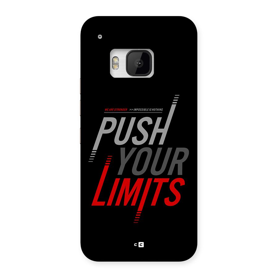 Push Your Limits Back Case for One M9