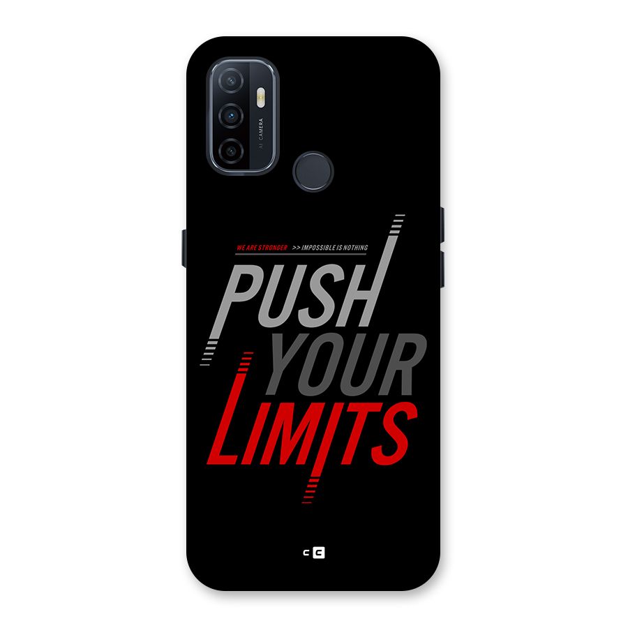 Push Your Limits Back Case for Oppo A32