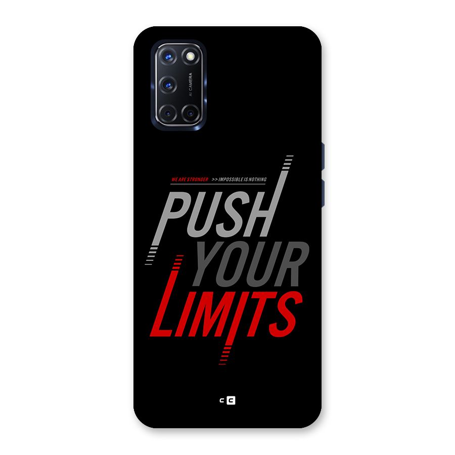 Push Your Limits Back Case for Oppo A52