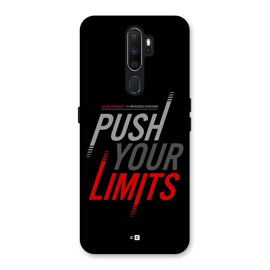 Push Your Limits Back Case for Oppo A5 (2020)
