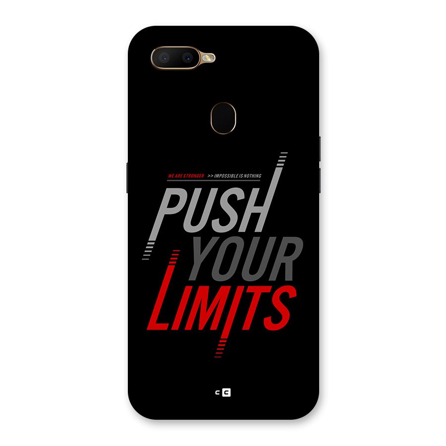 Push Your Limits Back Case for Oppo A5s
