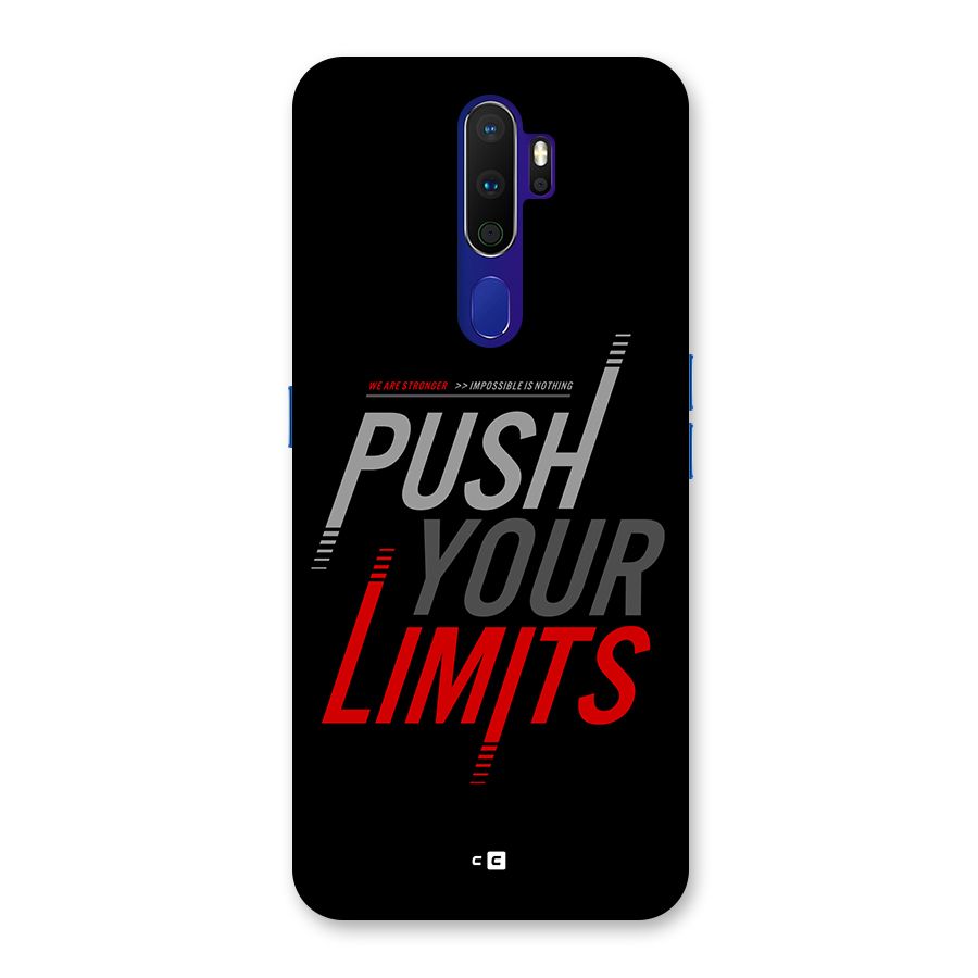 Push Your Limits Back Case for Oppo A9 (2020)