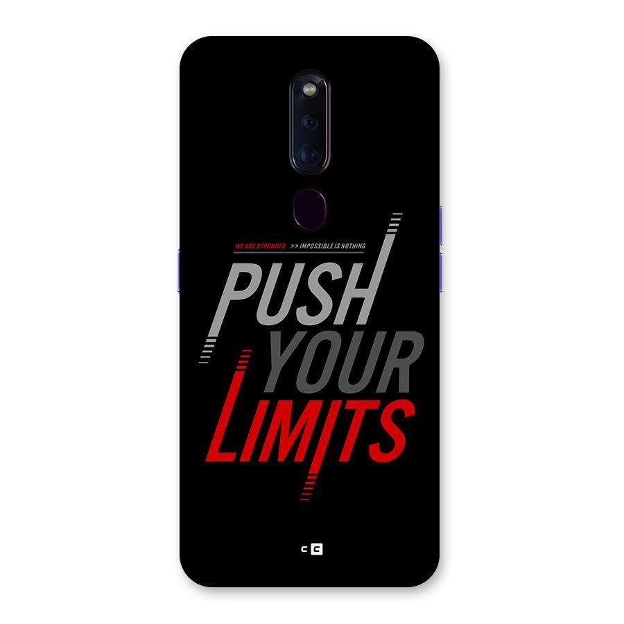 Push Your Limits Back Case for Oppo F11 Pro