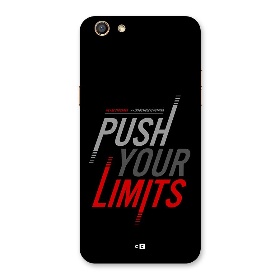 Push Your Limits Back Case for Oppo F3