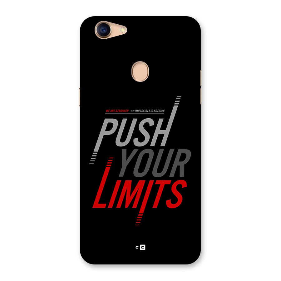 Push Your Limits Back Case for Oppo F5 Youth