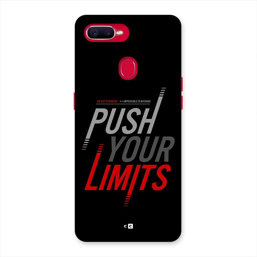 Push Your Limits Back Case for Oppo F9 Pro