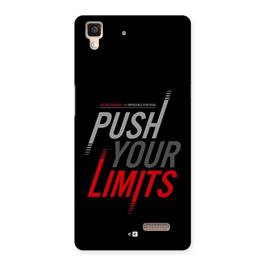 Push Your Limits Back Case for Oppo R7