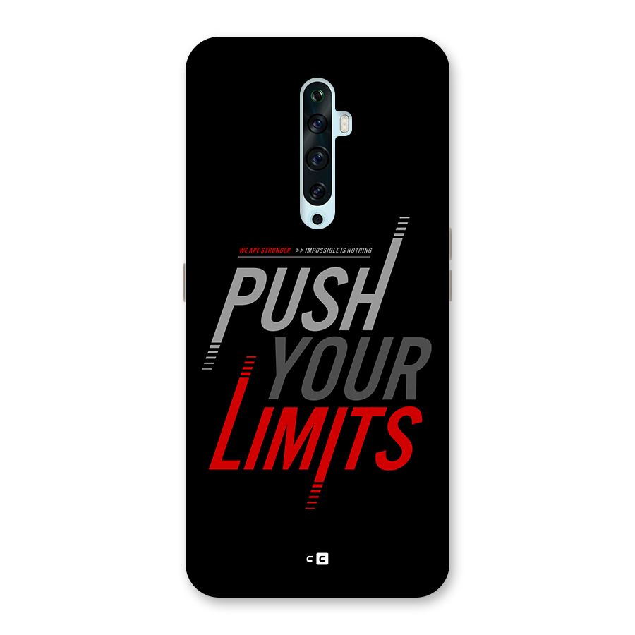 Push Your Limits Back Case for Oppo Reno2 Z