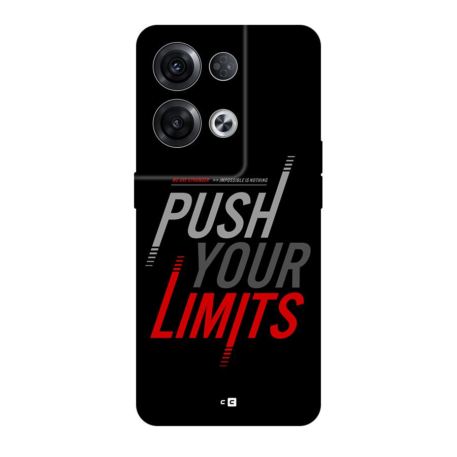 Push Your Limits Back Case for Oppo Reno8 Pro 5G