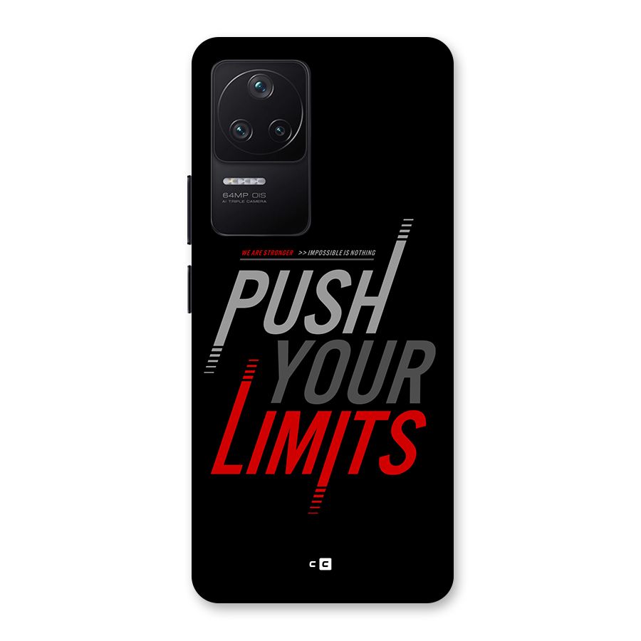Push Your Limits Back Case for Poco F4 5G