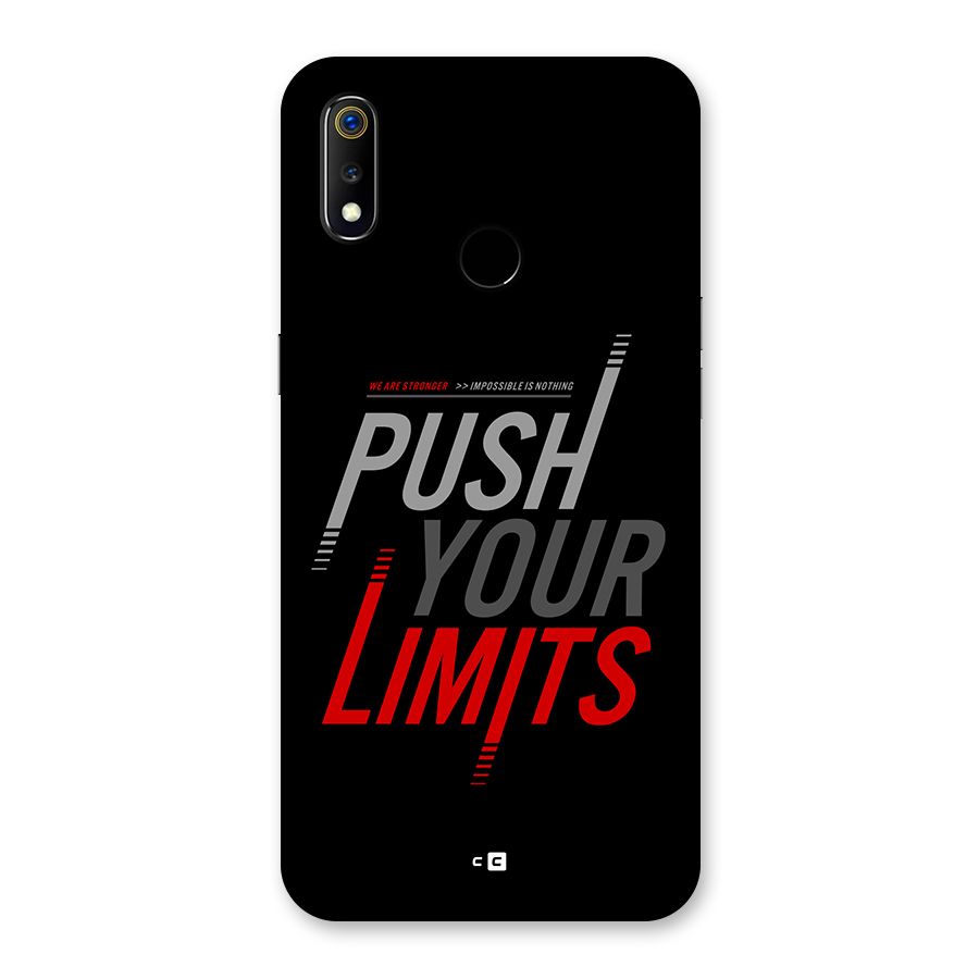 Push Your Limits Back Case for Realme 3
