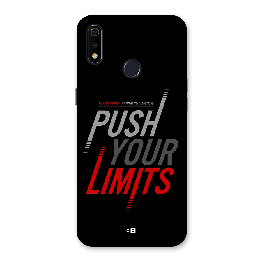 Push Your Limits Back Case for Realme 3i
