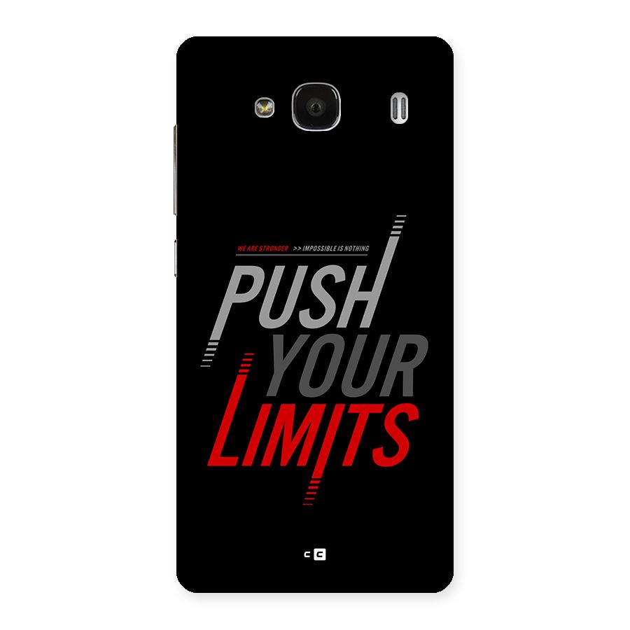 Push Your Limits Back Case for Redmi 2 Prime