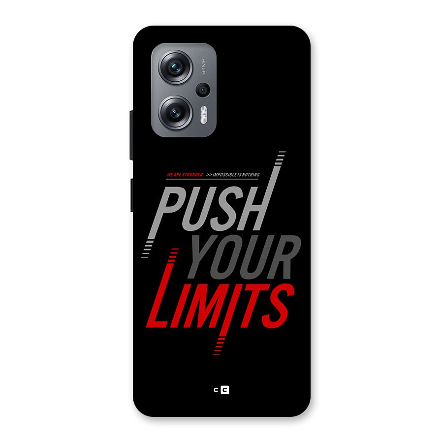 Push Your Limits Back Case for Redmi K50i
