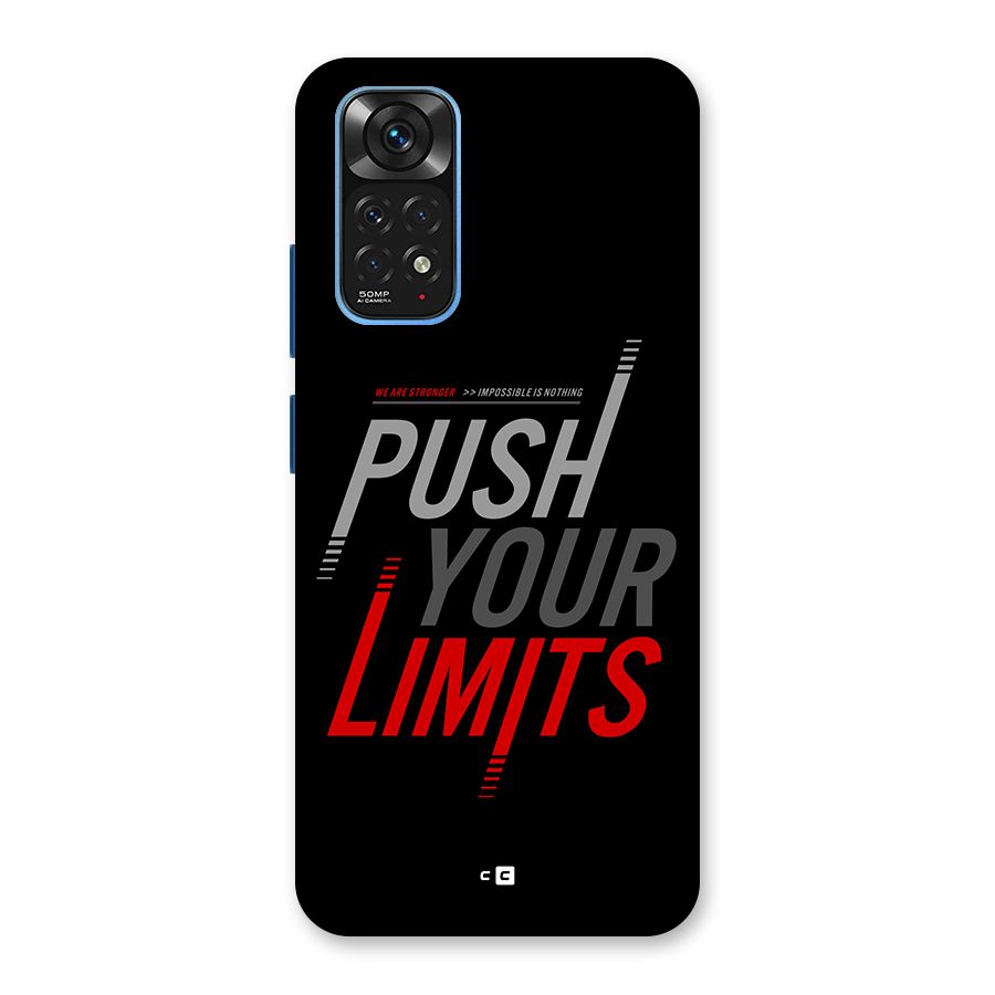 Push Your Limits Back Case for Redmi Note 11