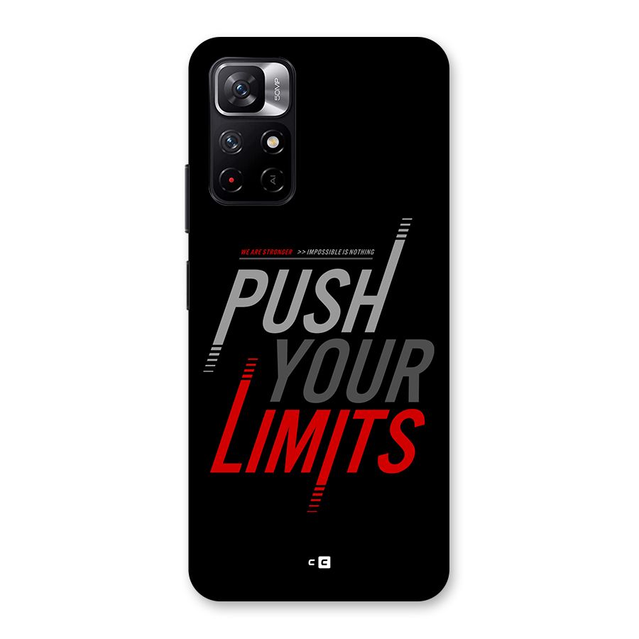 Push Your Limits Back Case for Redmi Note 11T 5G