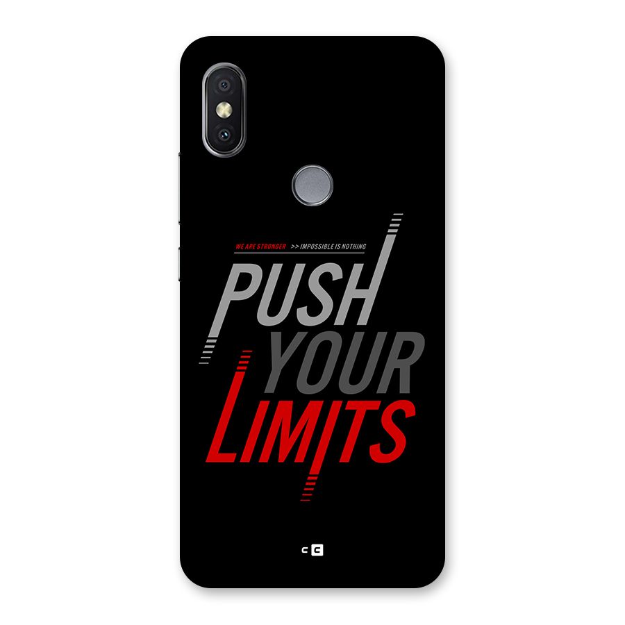 Push Your Limits Back Case for Redmi Y2