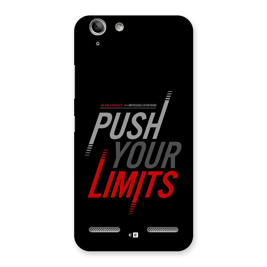 Push Your Limits Back Case for Vibe K5 Plus