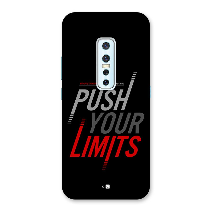 Push Your Limits Back Case for Vivo V17 Pro