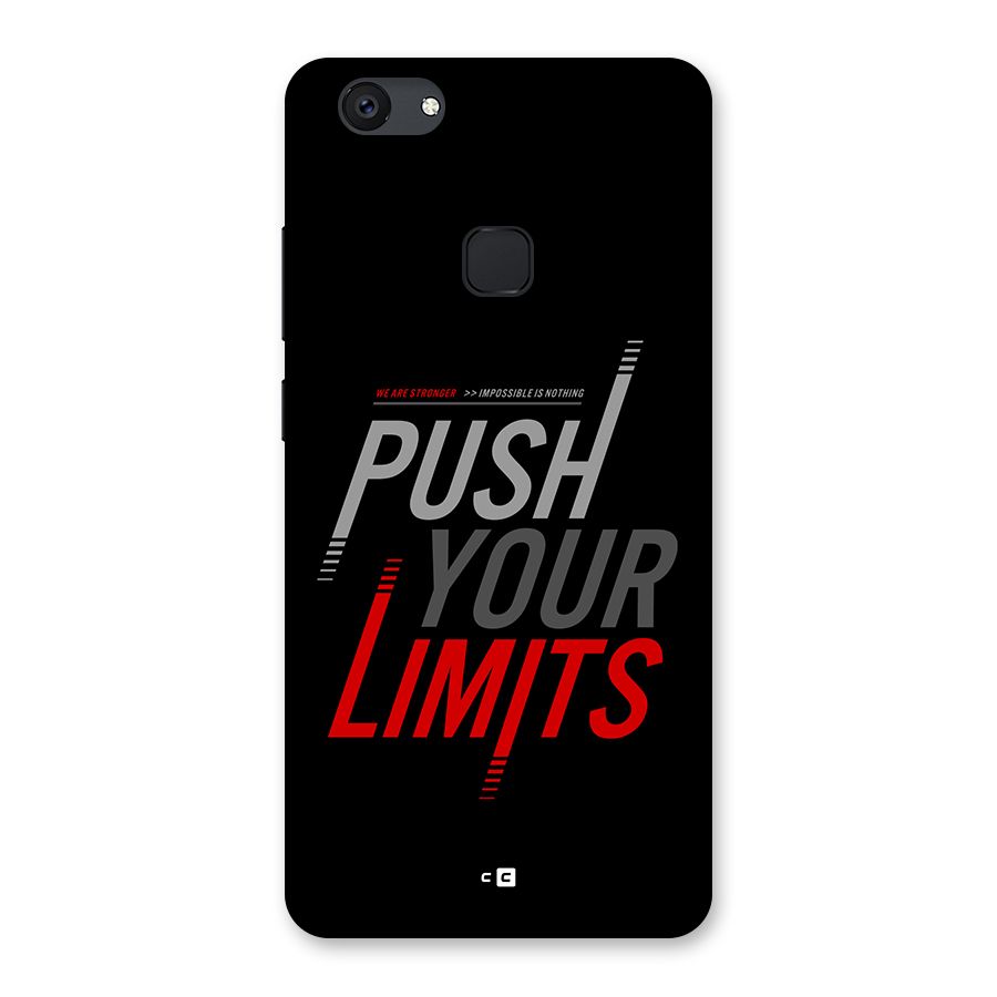 Push Your Limits Back Case for Vivo V7 Plus