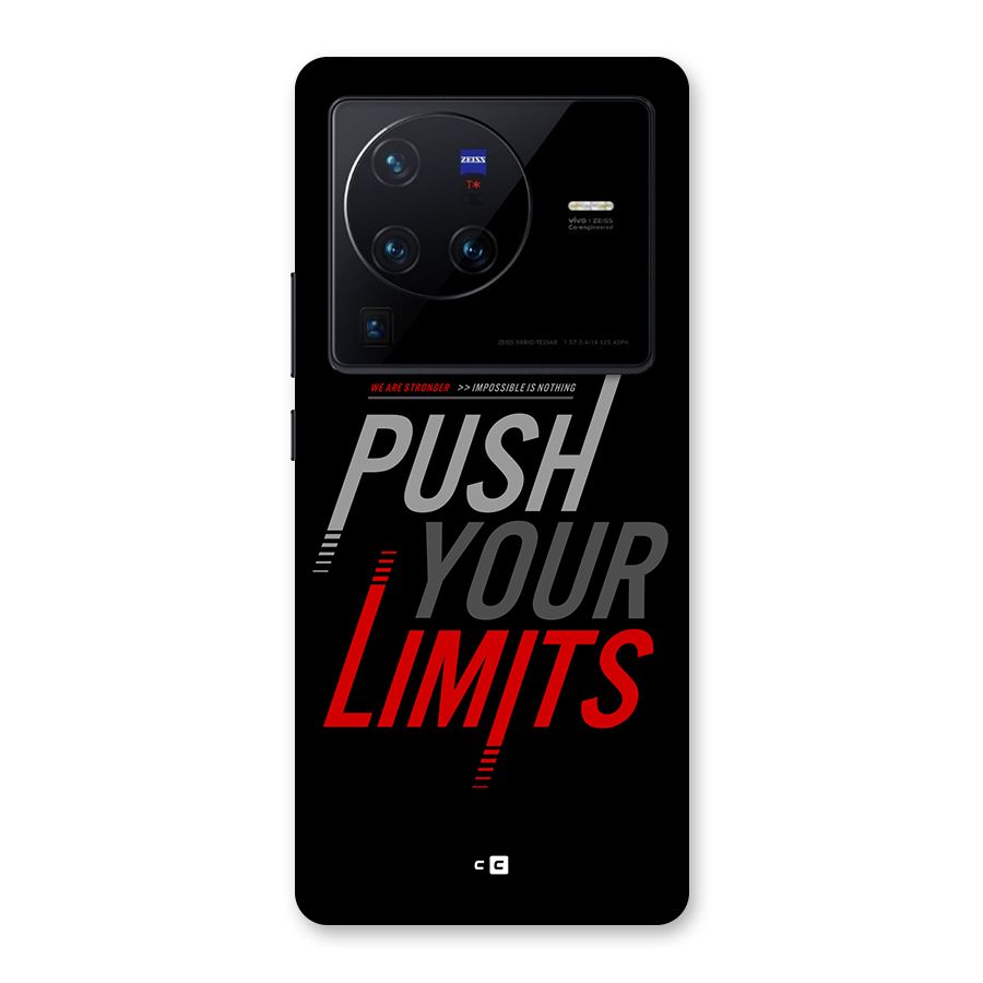 Push Your Limits Back Case for Vivo X80 Pro