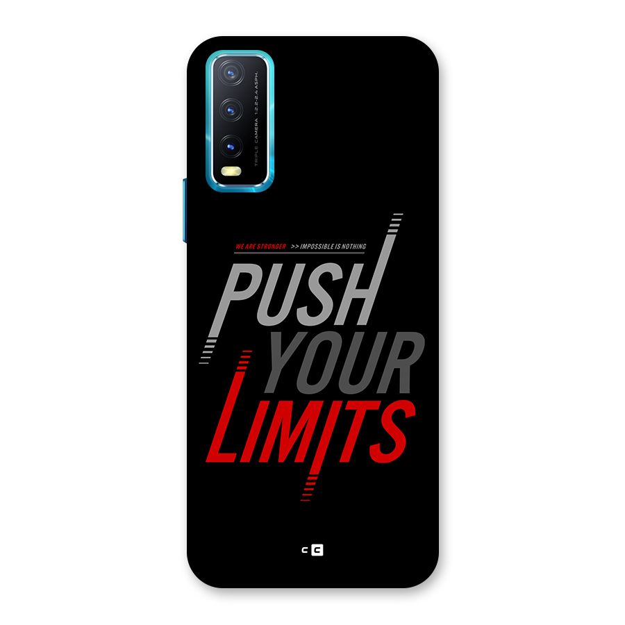 Push Your Limits Back Case for Vivo Y20