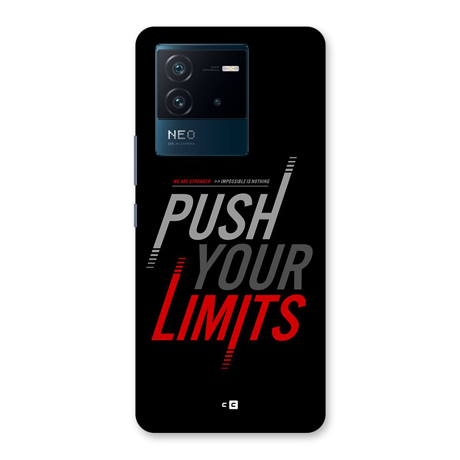 Push Your Limits Back Case for Vivo iQOO Neo 6 5G