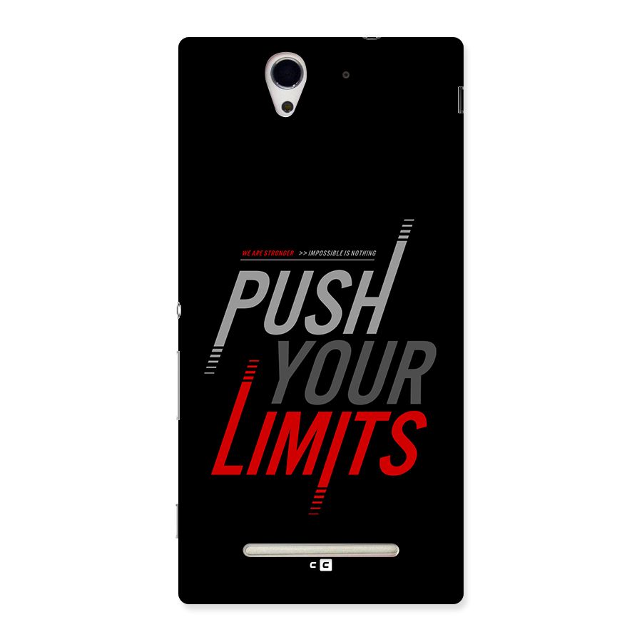Push Your Limits Back Case for Xperia C3