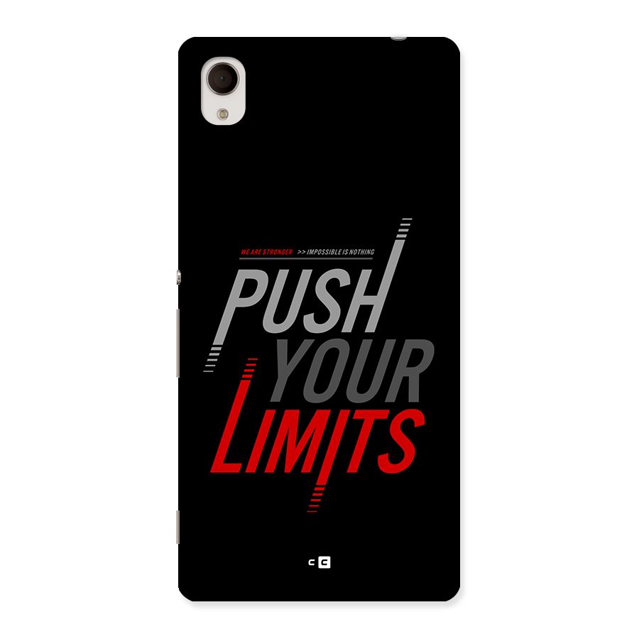 Push Your Limits Back Case for Xperia M4