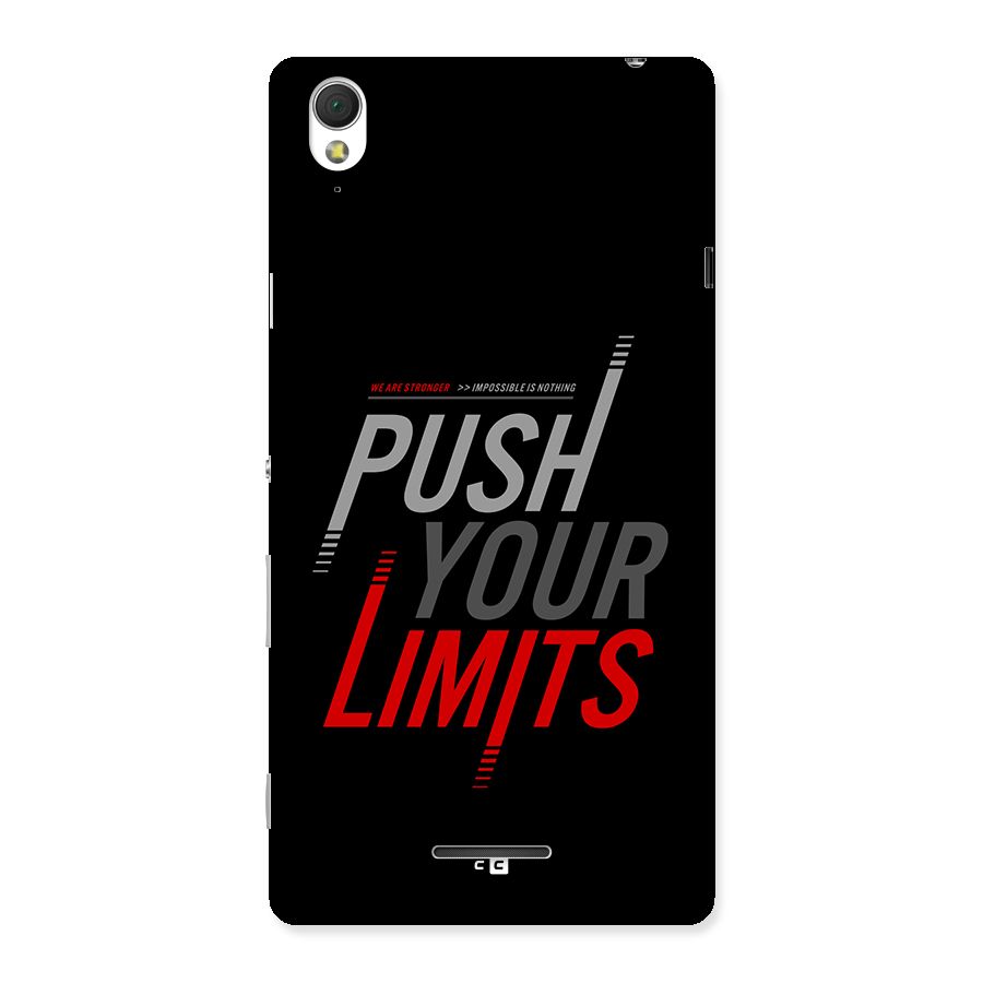 Push Your Limits Back Case for Xperia T3