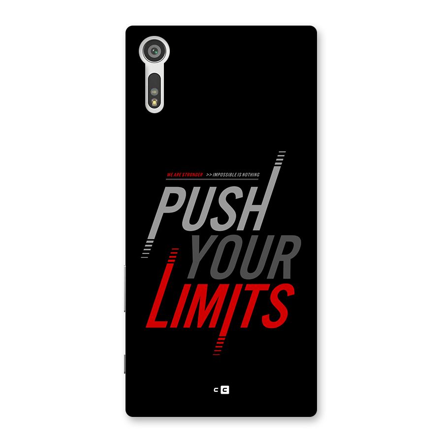 Push Your Limits Back Case for Xperia XZ