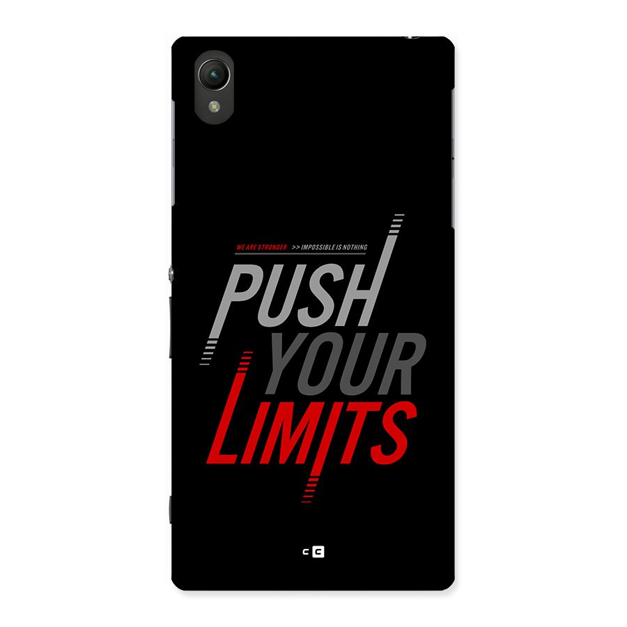 Push Your Limits Back Case for Xperia Z1