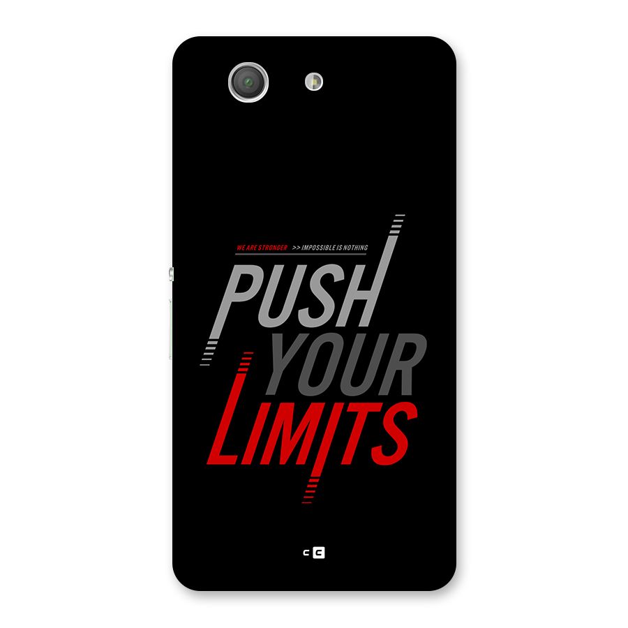 Push Your Limits Back Case for Xperia Z3 Compact