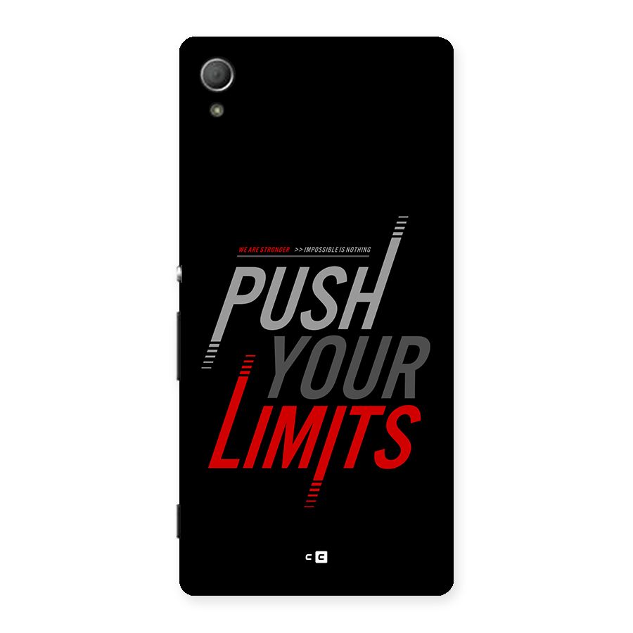 Push Your Limits Back Case for Xperia Z3 Plus