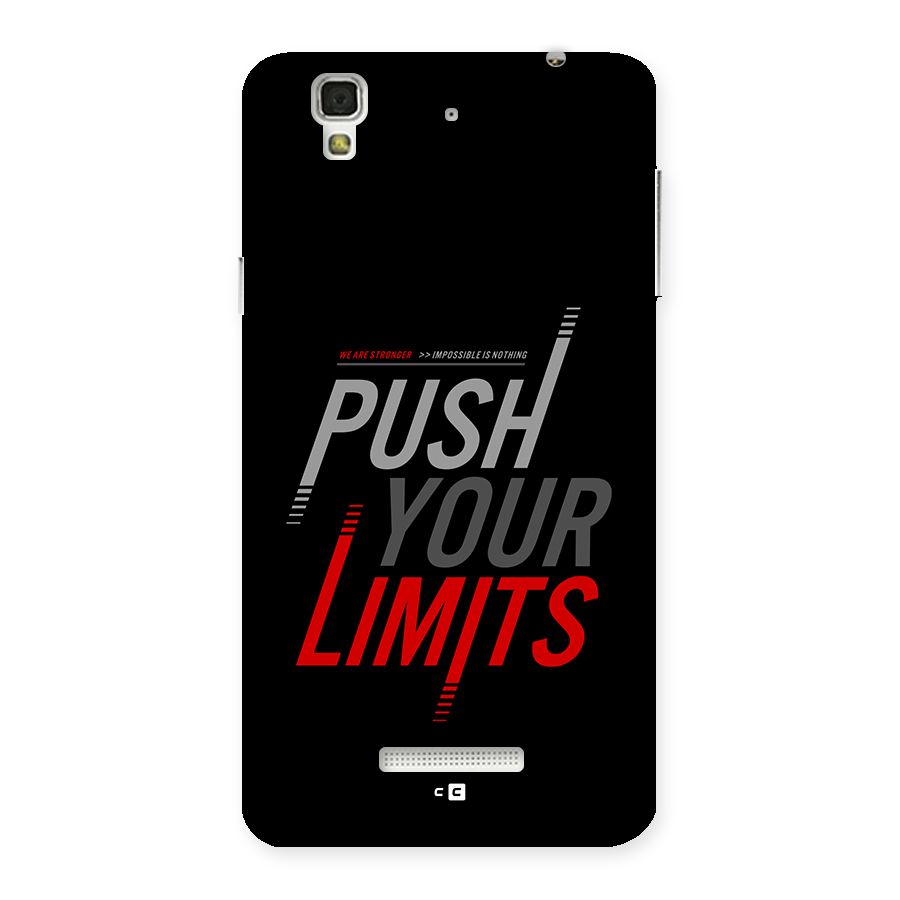 Push Your Limits Back Case for YU Yureka Plus