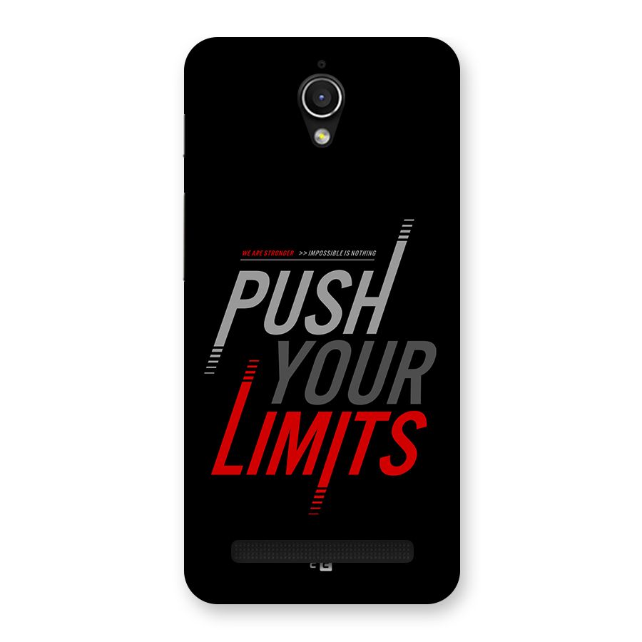 Push Your Limits Back Case for Zenfone Go