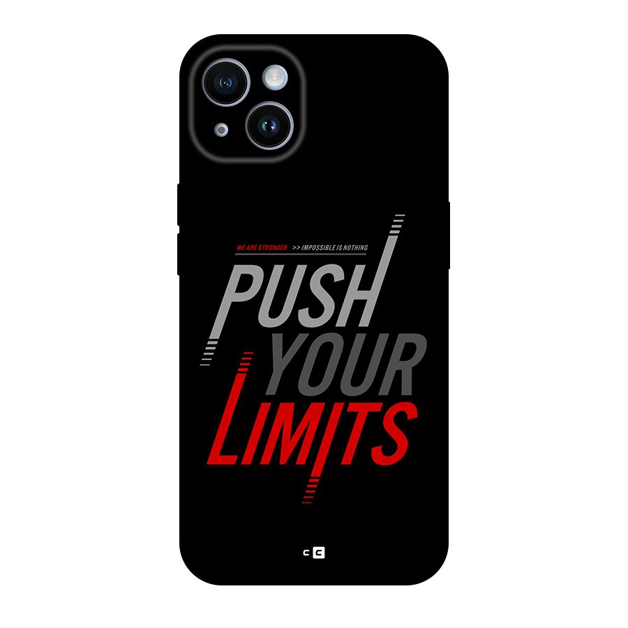 Push Your Limits Back Case for iPhone 14