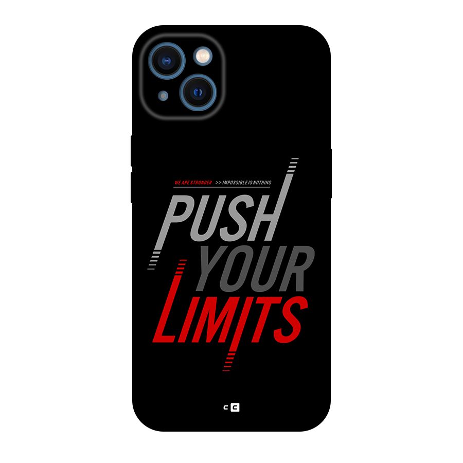 Push Your Limits Back Case for iPhone 13