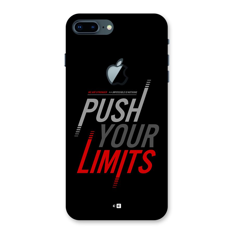 Push Your Limits Back Case for iPhone 7 Plus Apple Cut