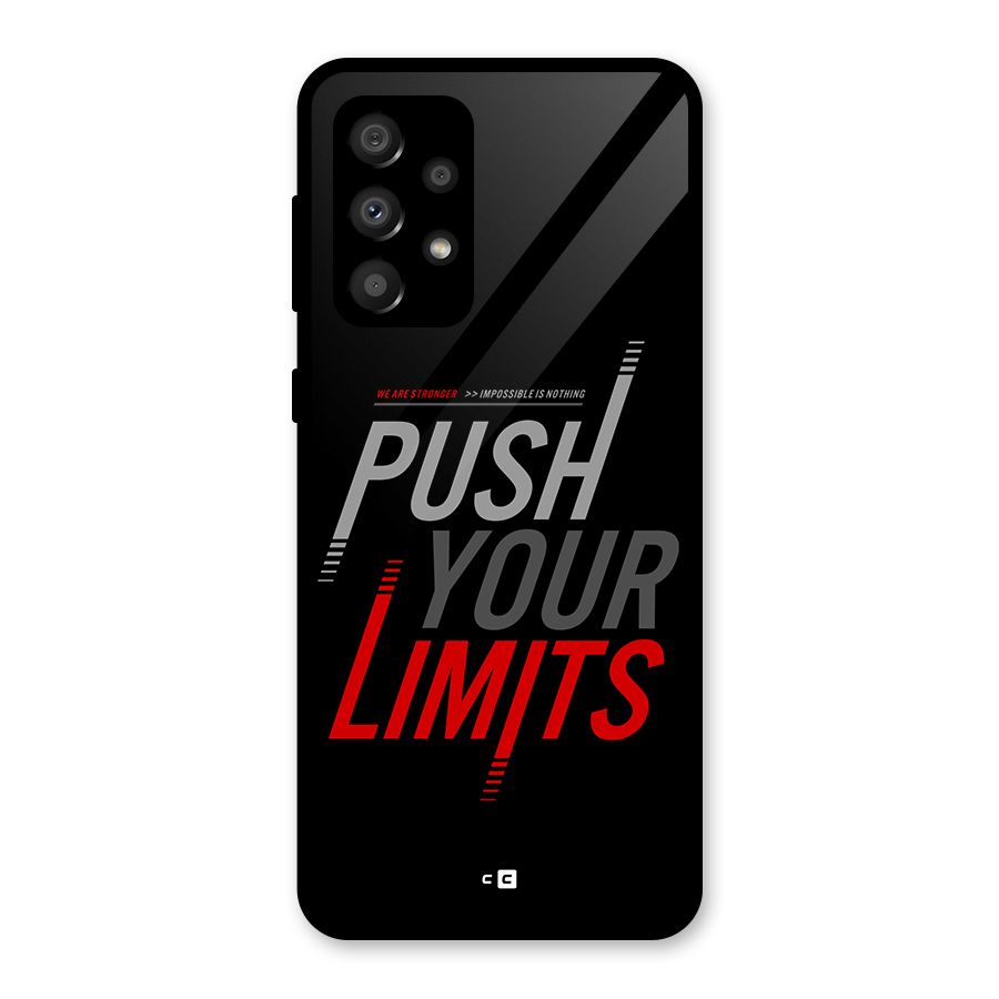 Push Your Limits Glass Back Case for Galaxy A32