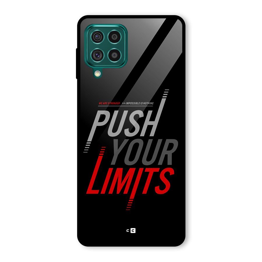 Push Your Limits Glass Back Case for Galaxy F62