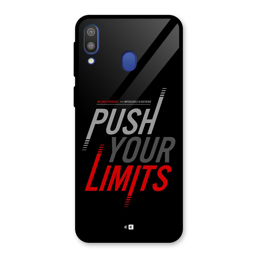 Push Your Limits Glass Back Case for Galaxy M20