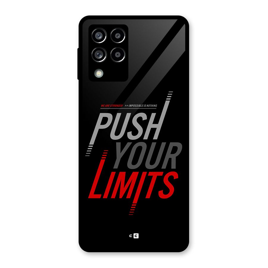 Push Your Limits Glass Back Case for Galaxy M53 5G