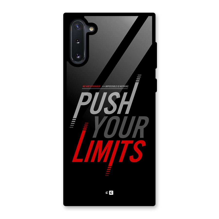 Push Your Limits Glass Back Case for Galaxy Note 10