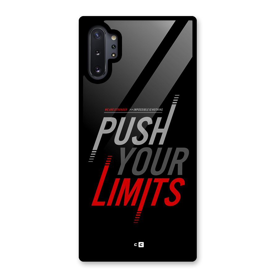 Push Your Limits Glass Back Case for Galaxy Note 10 Plus