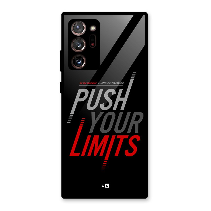 Push Your Limits Glass Back Case for Galaxy Note 20 Ultra