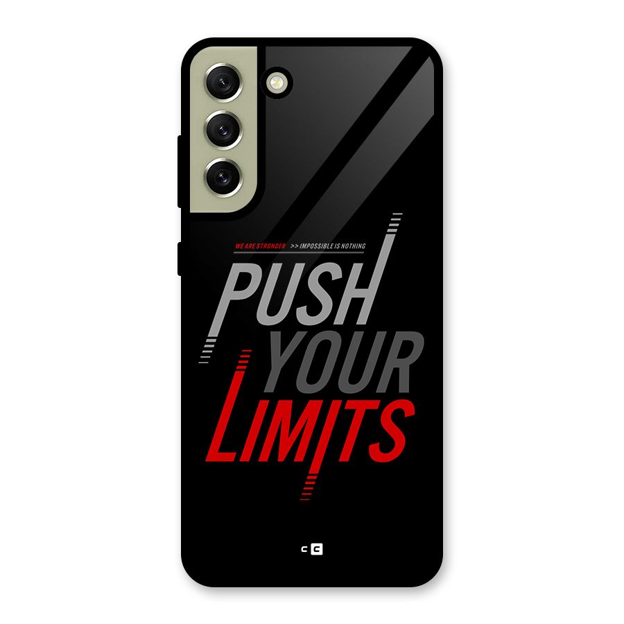 Push Your Limits Glass Back Case for Galaxy S21 FE 5G