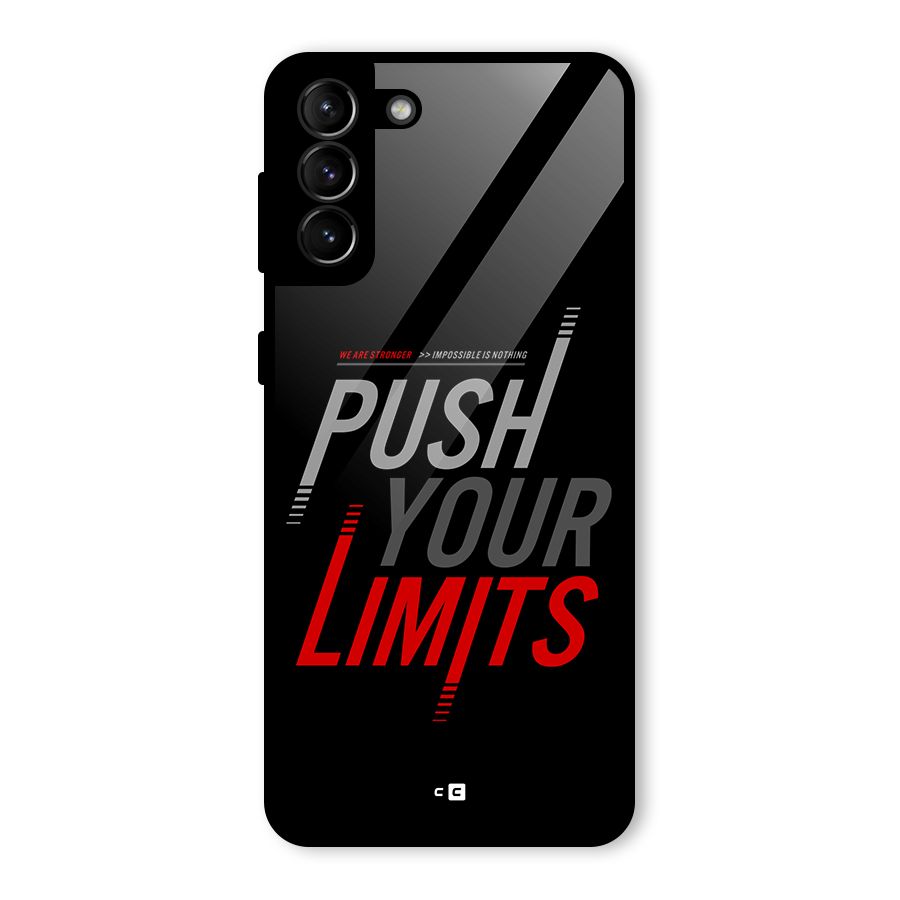 Push Your Limits Glass Back Case for Galaxy S21 Plus