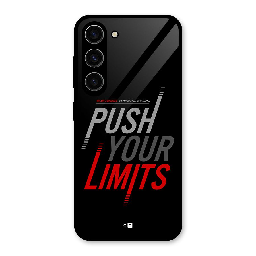 Push Your Limits Glass Back Case for Galaxy S23