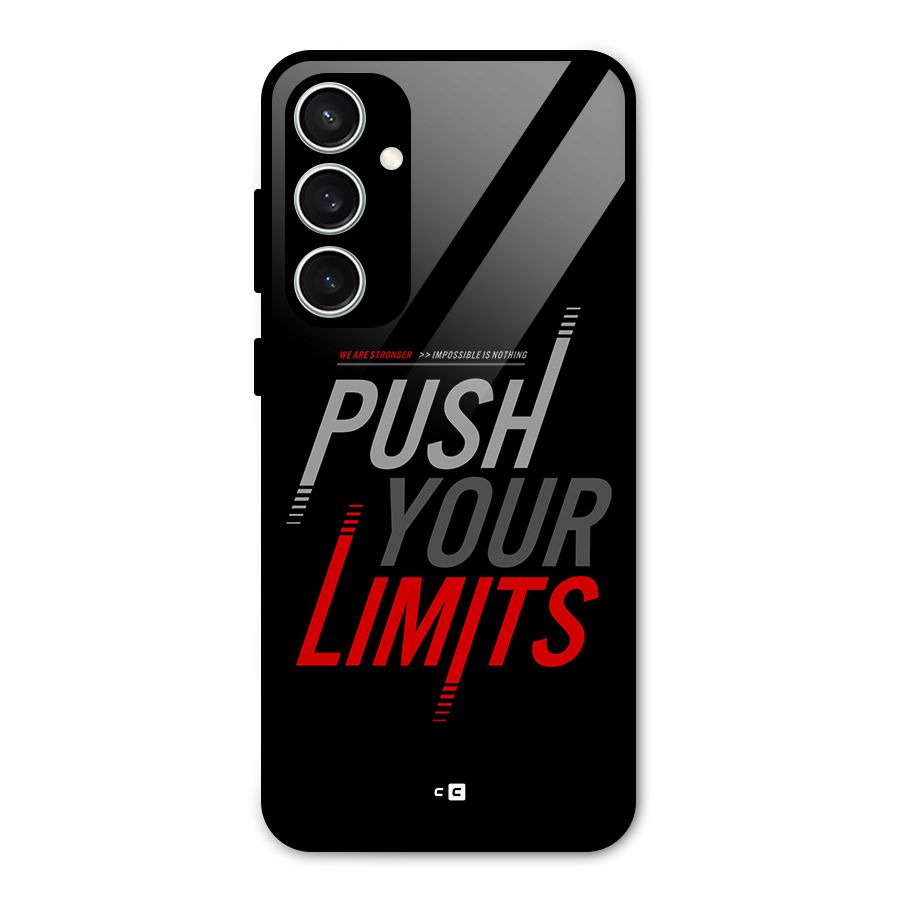 Push Your Limits Glass Back Case for Galaxy S23 FE